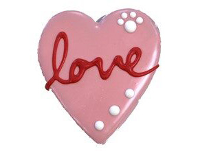 love heart cookie